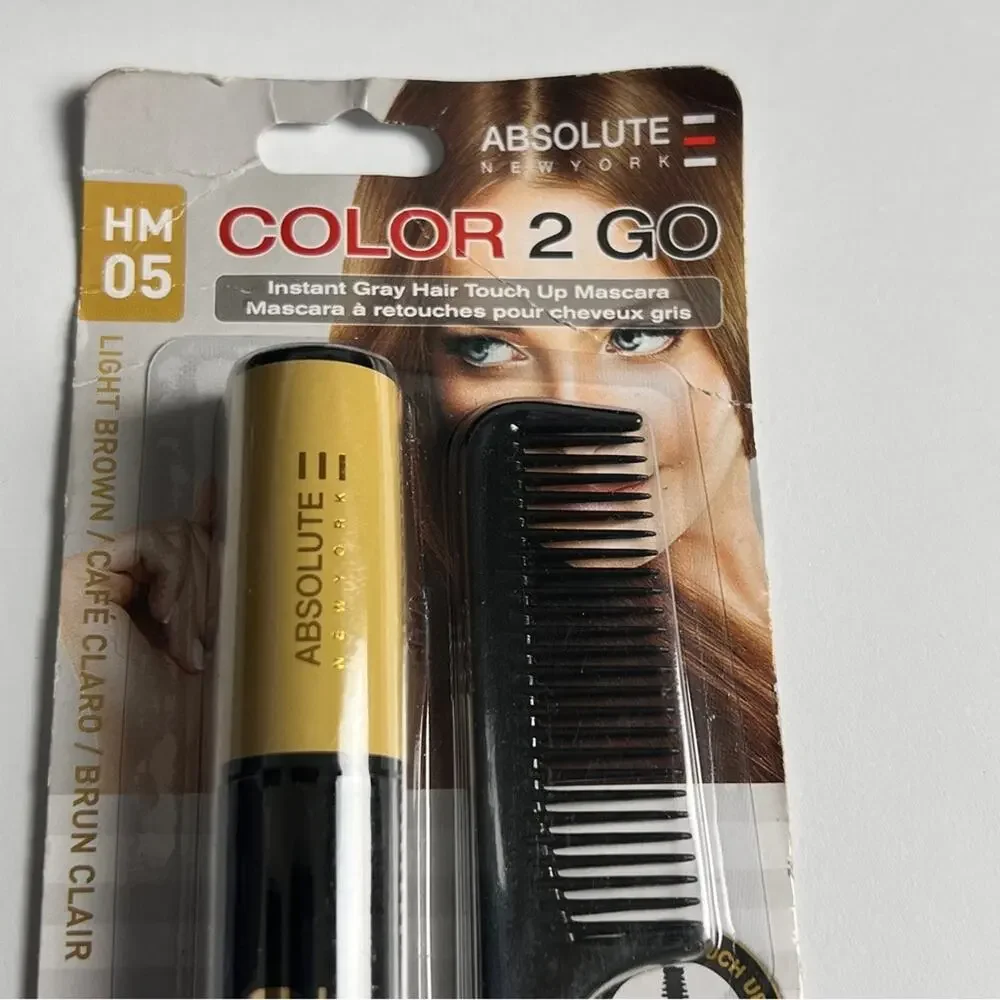 Absolute NewYork Color 2 Go Hair Color Mascara Instant Great Hair Touch Up